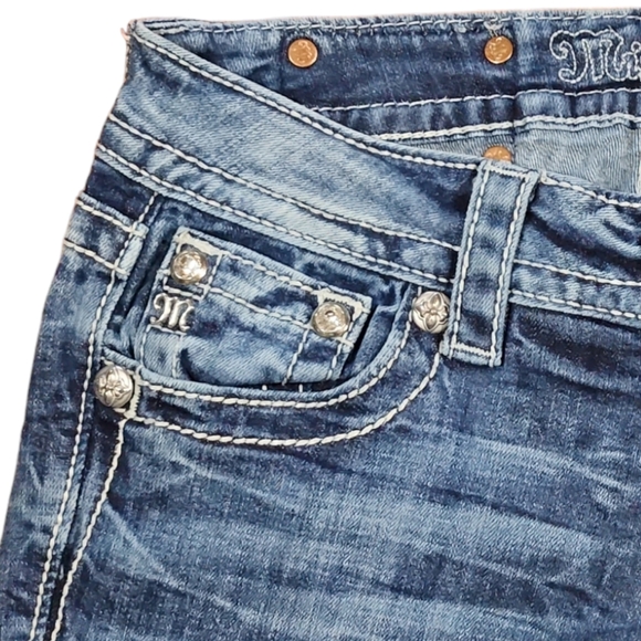 Miss Me Signature Boot Cut Jeans Size 26 - Picture 6 of 11